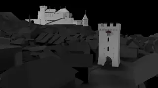 Animation Schloss mit Bergfried und Chüngeliturm